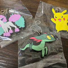 ポケモン ラバーキーホルダー 3点