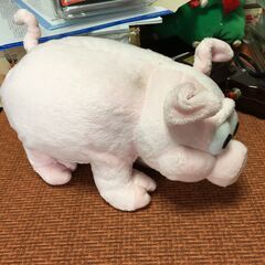 どうぞ！【PINK PIG】ぶたちゃんのぬいぐるみ 可愛く音楽に合わせて鳴きますの画像