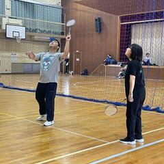 バトミントン🏸とバスケ🏀