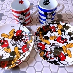 ミッキーミニー　フランフラン　皿　マグカップ