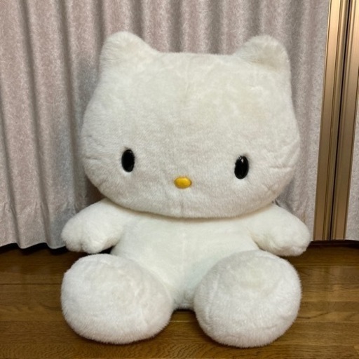 決まりました！全長45㎝　キティの特大ぬいぐるみ
