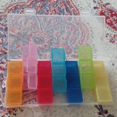 未使用保管品　ネイルケアセット・薬ケースの画像