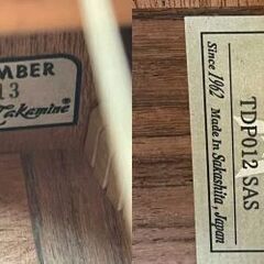 【takamine社製　ギター】の画像