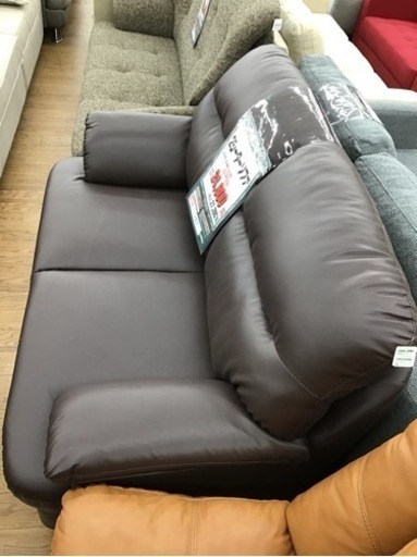 LK-6【ご来店頂ける方限定】新入荷　アウトレット　2シーターソファ　ブラウン