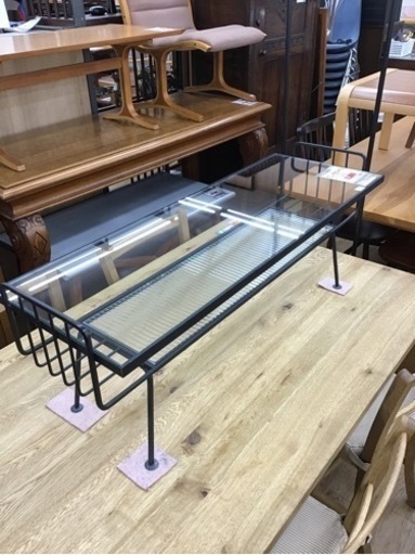 LK-9【ご来店頂ける方限定】ウニコ　STELLAガラスセンターテーブル