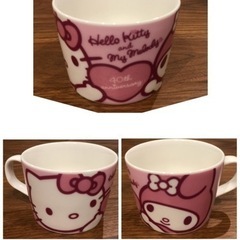 可愛いサンリオのマグカップ5個セットの画像