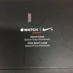 【美品】AppleWatch シリーズ3 NIKE＋ の画像