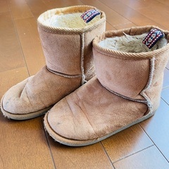 19cm フェイクムートンブーツ