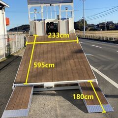  日野 レンジャー 増トンセルフローダー（8トン車） FE2ACA 400km R3年式 最大積載量6400kg フジタボディ フル装備 茨城県　T74の画像