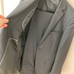 メンズスーツ　黒　Y6サイズの画像