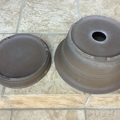 植木鉢　盆栽鉢　受け皿付き