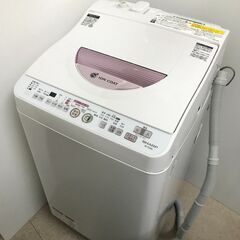 SHARP 乾燥機付き洗濯機 6㎏ ES-TG60L-P 2015年製