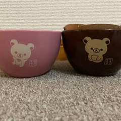 リラックマ＆コリラックマ　ペアボウル　ドナルドお椀セット