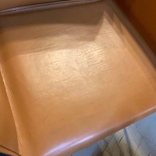 JF3428 革チェア　高級感満載！　使用感あります　一人掛チェア