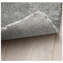 [あげます] IKEA STOENSE ストエンセ　ラグ　パイル短、ミディアムグレー、133x195cm / 滑り止めつきの画像