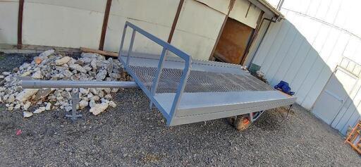 農機具■牽引式運搬車■トレーラー・型番不明■コンバインキャリー■直接引き取り限定●★