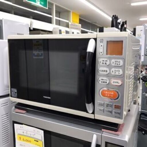 1/16【ジモティ特別価格！¥3,300】■TOSHIBA/東芝 オーブンレンジ ER-YJ3A 2012年製■