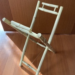 ゴミ袋　スタンド　木製　アジアン家具　キャンプ　アウトドア