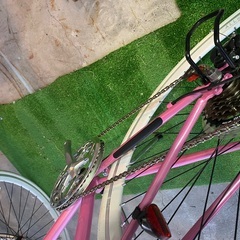 700C オールストリートクロスバイク　ピンクの画像