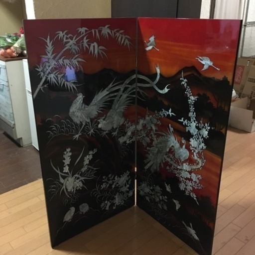 屏風　リバーシブル
