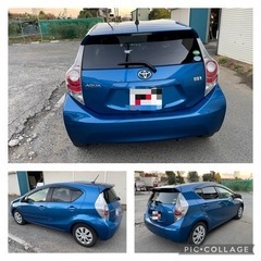 🔴年末年始引渡し可能です❣️アクア　ナビテレビ　絶好調　予備検査付き　又は　車検2年付き43万の画像