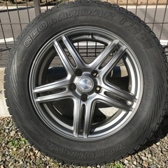 【225/65R17】GEOLANDAR スタッドレス&ホイールセット