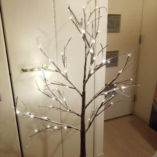 【美品】ツリー/木/装飾/クリスマス/間接照明/ライト