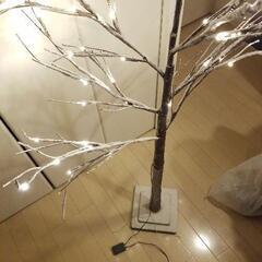 【美品】ツリー/木/装飾/クリスマス/間接照明/ライトの画像