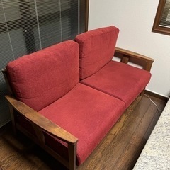 新品同様ファブリックソファ