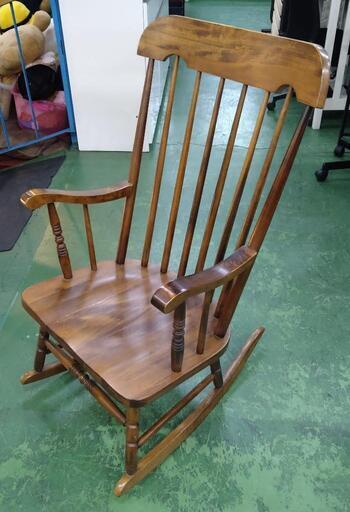 飛騨家具 ヒダ・ダイネット ロッキングチェア 約57×75×102