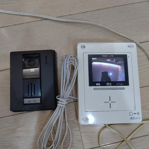 録画機能付きカラーモニターTVドアホンインターホン