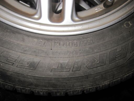 スタッドレスタイヤ155-80-R13　4本セット