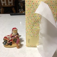 サンタの置物の画像