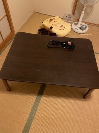 フラットヒーター型リバーシブルこたつ