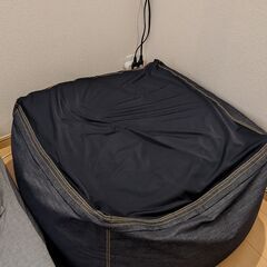 無印良品 体にフィットするソファ・綿デニムネイビー・セット