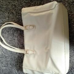 オフホワイト　大容量　トートバッグ　最終値下げの画像