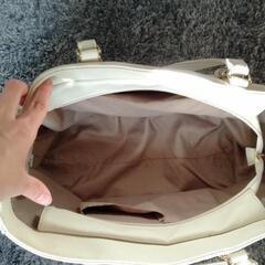 オフホワイト　大容量　トートバッグ　最終値下げの画像