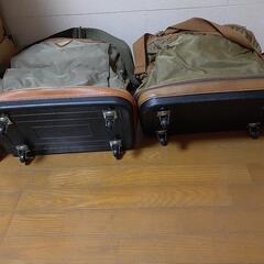 滑車付き旅行バッグふたつあげますの画像