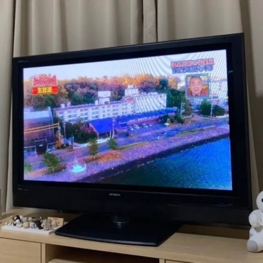 【受け渡し者決まりました】日立 Wooo P42-HR100CS 42V プラズマテレビ 録画機能付き
