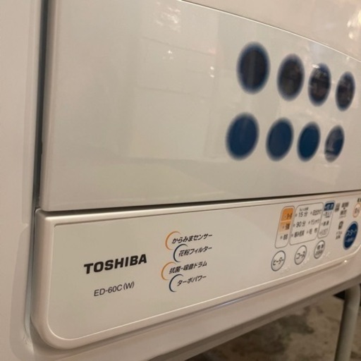 【売約済み】東芝 TOSHIBA ED-60C-W 衣類乾燥機　ED-60C 乾燥機　乾燥器　検　ED-608 パナソニック　日立　乾