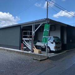 奥行１２ｍ　2台用ガレージ　日光市小代　空きが出ます　文挟に新築ガレージ　駅近い　宇都宮から20km　趣味のガレージ　テレワーク　貸しガレージ　レンタルガレージ　小代　文挟　テレワーク - 日光市