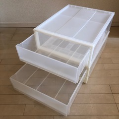 MUJI衣装ケース　※差し上げますの画像
