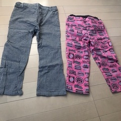 女児ズボン　2枚セットの画像