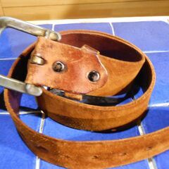 革ベルト　ヴィンテジ　本革　の画像