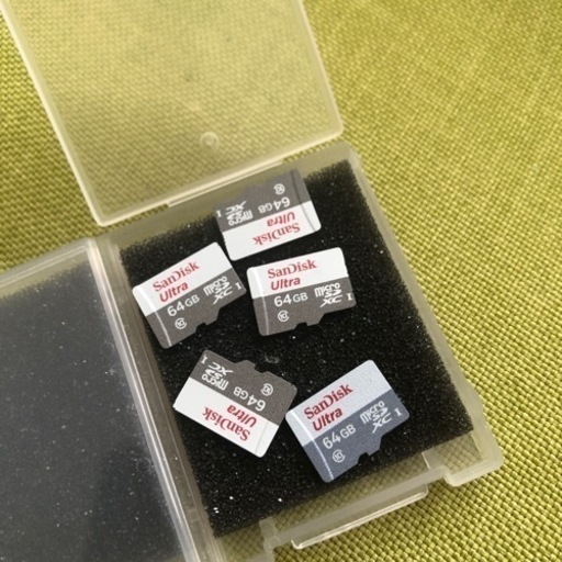 SanDisk microSDXCカード　64GB 5枚セット