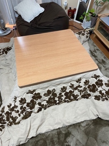 決まりました　テーブル　コタツ