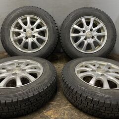 【DUNLOP WINTER MAXX WM01 145/80R13】スタッドレス【SIBILLA 13インチ 4J4HPCD100+43】バリ溝 タント ミラ アルト等　(VTG425) クレジットカード QRコード決済可能