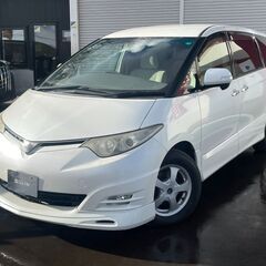 全国自社ローン始めました!!新規車検付き!!エスティマ　アエラス...