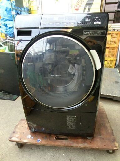 E260 パナソニックドラム式洗濯機　6.0ｋｇ　ブラック