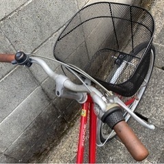 整備済自転車】27インチ内装3段変速付 前カゴ、前後タイヤ、変速ワイヤー